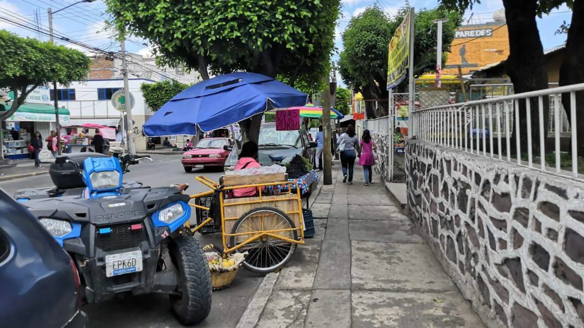 Ambulantaje afecta a locatarios del Mercado 5 de Mayo.  Monsetrrat García  El Sol de San Juan del Río.